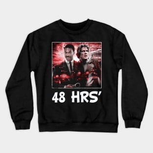 Eddie & Nick's Wild Ride Vintage Vibes in 48 Hrs’ Movie Tees for the Bold Crewneck Sweatshirt